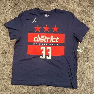Jordan Kyle Kuzma Shirt Men’s XXL Washington Wizards District #33 NBA Nike NWT